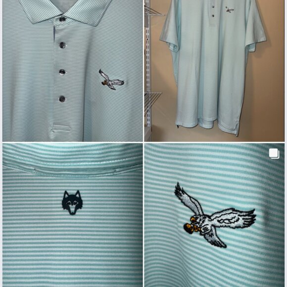Greyson x Philadelphia Eagles Performance Polo XXL | Golf Shirt NWT - Picture 2 of 9